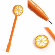 템팜 킹 오렌지 볼펜 0.5MM 개업선물 캐릭터볼펜 특이한볼펜