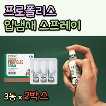미국 직수입 구취제거제 휴대용 마우스 스프레이 입안에 뿌리는 구강청결 불쾌함 입냄새 안나는 청량감 시원한 프로폴리스 플로폴리스