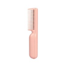 미니 USB 무선 스트레이트 빗 스트레이트 양용 휴대용 충전 남자 스타일 빗 헤어 스트레이트 빗, 럭셔리 체리 꽃가루 Usb, 하나