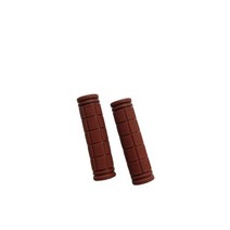 티타늄 카본 자전거 부드러운 고무 그립 클래식 자전거 핸들 빈티지 비치 크루저 부품, 한개옵션0