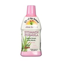 멀티비타민 Lily Of The Desert Aloe Vera Herbal Stomach Formula Soothe Heartburn and Indigestion Naturall