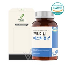 (총 6개월 분)속쓰림 개선 위건강 위장질환 역류성식도염 위영양제 천연원료 그리스 키오스 매스틱 신의눈물비카인 매스틱 검V 600mg x180정, 2개