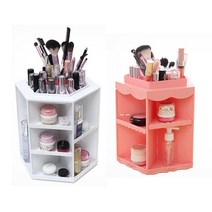 회전식 화장품 정리대 완제품, 핑크