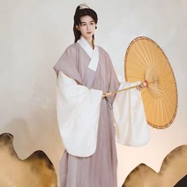 학생 커플 세트 남자 사복 고풍명제 여름 성인 도포 선비 한복 선기협객