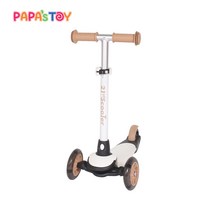 21세기 킥보드 뉴미니 파스텔 탈부착식 어린이 유아 씽씽이 스쿠터, 21st 뉴미니 킥보드_미네랄화이트