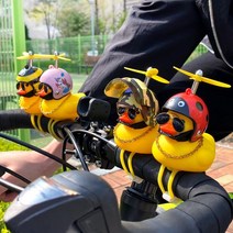 러버덕 BEE 자전거 오토바이 오리 라이트 전조등 전동 킥보드 악세사리 자전거꾸미기 장식, a91-물고기-자전거용