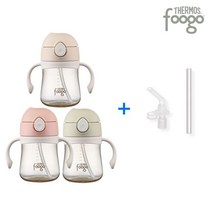 푸고 프리미엄 뉴트럴 PPSU 유아용 빨대컵 280ml TKFG-280+빨대리필세트, TKFG-280/본품+빨대세트_뉴트럴베이지/상품