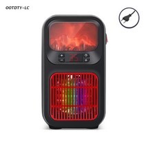 대류식 난로 컨벡션 히터 난방기 욕실 500W 미니 전기 히터 휴대용 데스크탑 팬 PT 세라믹 난방 홈 Dropshi, 02 EU