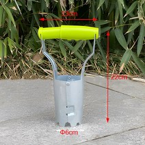 파종기 꽃 묘목 이식기 스테인레스 스틸 농업 다기능 그레이 이식기 야채 심기 129, 휴대용 유형
