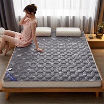 자충에어매트 캠핑에어침대 발포매트 차박 트렁크 에어 UVR 태국 천연 라텍스 매트리스 니트 폼 메모리 호텔 가정용 두꺼운 필링 방지 더블 침대 풀 사이즈, 11.90x200cm - Thickness 4cm-NO