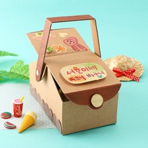 [아트랄라]피크닉바구니만들기시장놀이역할놀이만들기수업재료, 바구니단품(1개)