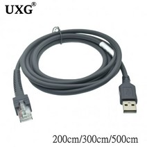 5M 3M USB to RJ48 RJ50 스캐너 데이터 케이블 LS2208 LS1203 LS2208/AP LS4008I LS7808 DS3400 for Zebra Xunbao Mo, 03 5M