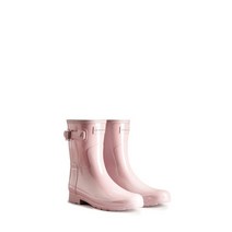HUNTER WOMEN 오리지날 리파인드 글로스 숏 레인부츠 - 아젤리아핑크 WFS1098RGLAPL 핑크