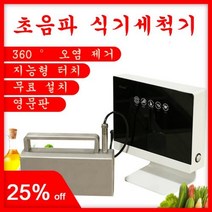프리미엄 식기세척기 초음파 접시 세탁기 가정용 물탱크 무설치 과일과 채소 휴대용 싱크대, 110V English version+EU
