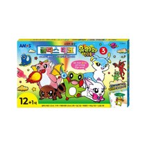 아모스 글라스데코 휴리와친구들 1번 2번 3번, 3번 12+1색 휴리와친구들