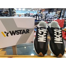 WSTAR VVS 블랙 화이트 남여공용 커플 스니커즈 WSP220421