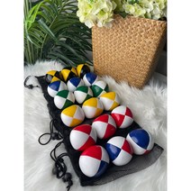 [ 컨텐츠79 ] 저글링공 3개=1세트 6가지 색상, 블루/화이트