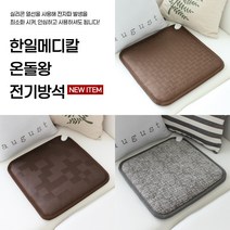 한일메디칼 온돌왕 친횐경 항균 전기방석, 초코브라운 5인용