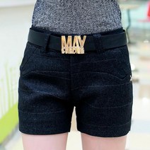 동대문 여자 봄 겨울 가죽 기모 모직 반바지 ACp90vx