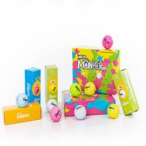 [시즌특가판매]몬스터 완전고반발 골프공 소프트 컬러볼 유광 / 무광 2피스 (12구) 장타끝판왕 + 진짜색감이 이뻐요~~~, 몬스터 골프공 무광 2PC (12구), 화이트