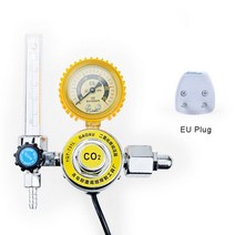 공기질 측정기 복합 가스 농도 압력 조절기 가열 타입 이산화탄소 감속기 암나사 감소 밸브, With 한국 플러그 Plug, 220V