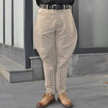 승마바지 옛날 복고 빈티지 복고 배기 조거 남성용