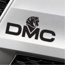 DMC 로고 데칼 스티커 기스 흠집 가리기 캐스퍼 그랜저 올뉴모닝 전동킥보드 뒷문 YF소나타 스쿠터 아반떼AD 찌그러진곳감추기 k3 쏘렌토MQ4 뒷범퍼, 1개, 소형 블랙