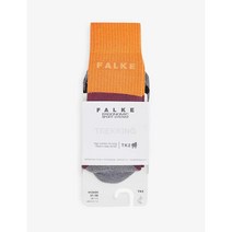 FALKE ERGONOMIC SPORT SYSTEM TK2 logo embroidered stretch woven socks DARK MAUVE EUR 41 42 팔케 에고노믹 스