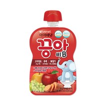 아이배냇 끙아 B 80ml, 호박고구마+양배추+파인애플+백포도+레몬+사과+배, 10개