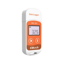 Elitech 온도기록계 RC-5+K 데이터로거 -30~70도 온도 기록관리 자동 디지털 알람 보관 창고 24시간 모니터링 RC-5+