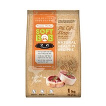 소프트밥 애견사료 강아지먹이 펫밥 오리 1kg 특별식 시바견 포메 파피용, 쿠팡 본상품선택