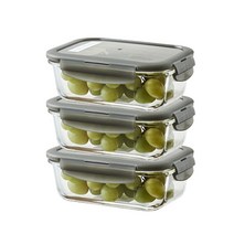 락앤락 [락앤락] 내열밀폐 세트, 630ml, 직사각 630㎖ /3P 세트_LLG428S3