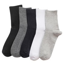 아이언 남성용 골지 중목양말 10켤레