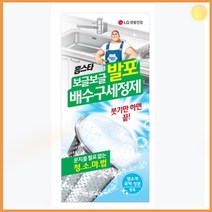 엘지생활건강 40g 3개입 배수구 세정제 발포 추천 청소 세제 주방 화장실 위생 다목적 대량 기름때 공공 구매 음식물 처리기 단체 클리닝 얼룩 학교 관리 다용도 기관 부엌 키친, 단품