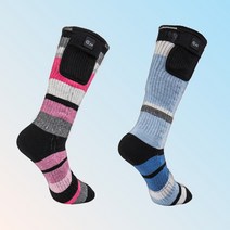 겨울 충전식 발열양말 스포츠 야외활동 수족냉증 자전거 등산 스키 세이비어 온돌히트 전기양말 파스텔