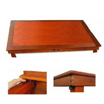 [예드림]국산원목 남원전통공예 직교자상 10인∼12인용(150 x 90) (누비상커버포함)