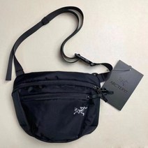 아크테릭스 맨티스 1 웨이스트스백 웨이스트팩, 2L 블랙 사이드 마크