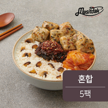 [천삼백케이] [맛있닭] 맛있닭 다이어트 한식도시락 혼합 5팩, 단품, 230g