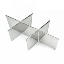 업소용 어묵칸막이 오뎅칸막이 오뎅통 부속품 십자칸막이 스텐칸막이/KS-50011, 오뎅칸막이 중-6인치(4구 6인치), 1개