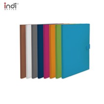 인디] 가띠 20P클리어북 클리어파일 자석후크, 회색, 1개