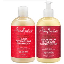SheaMoisture Shampoo n Conditioner 미국 시어모이스처 레드 팜 오일 & 코코아 버터 샴푸 앤 컨디셔너 384ml 2팩