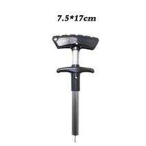 어군탐지기 어탐기 17cm 물고기 후크 리무버 T 형 스퀴즈 아웃 분리기 도구 낚시 추출기 풀러 빠른 디커플, 02 silvery