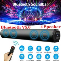 블루투스 Laptop PC 사운드 바 사운드바 서브우퍼 홈 TV Theater 스피커 스테레오, Bluetooth 2 Speaker(cant be wi