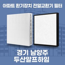 경기 남양주 두산알프하임 아파트 환기시스템 전열교환기 필터 H13등급 공동구매, 26평, 헤파1+프리2