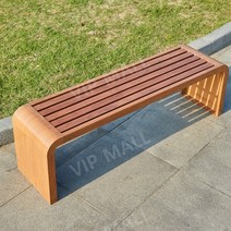 VIP MALL 야외 벤치의자 공원벤치 정원의자 테이블, 220X40X45 깊은 나뭇결