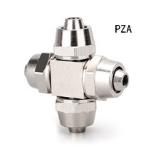 공압 공구 구리 도금 니켈 공압 호스 튜브 용 퀵 커넥터 OD 4MM 6 8 10 고속 조인트 연결 KPV PE PZA, [04] KPZA, [05] 12MM