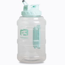 플렉스바디 2리터 헬스 대용량 물통 쉐이커 보틀 물병, 투명민트