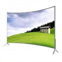 4K 80인치 TV 40 50 60 70 80 90 대형티비 초고화질 슬림 스마트티비, LED-75 곡면 + A