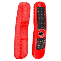 LG ANMR21GA ANMR21GC 원격 제어 실리콘 전화 에 대 한 충격 방지 비 슬립 보호 커버 LG 매직 원격 2021 실리콘 t 스마트 t 원격 제어