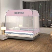 몽골게르텐트 대형 Yurt-모기장 무료 설치 접이식 360 전체 패키지 집 침실 캐노피 텐트 가정용 직물, 10 010_02 1.5x2.0m